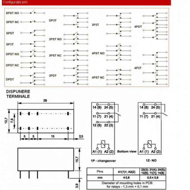 ΡΕΛΕ 9V DC 1 ΕΠΑΦΗΣ 16Α 250V