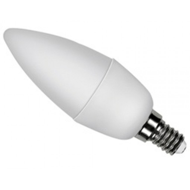 6W ΛΑΜΠΑ LED E14 ΚΕΡΙ 4500K ΨΥΧΡΟ ΛΕΥΚΟ 260° 570 lm