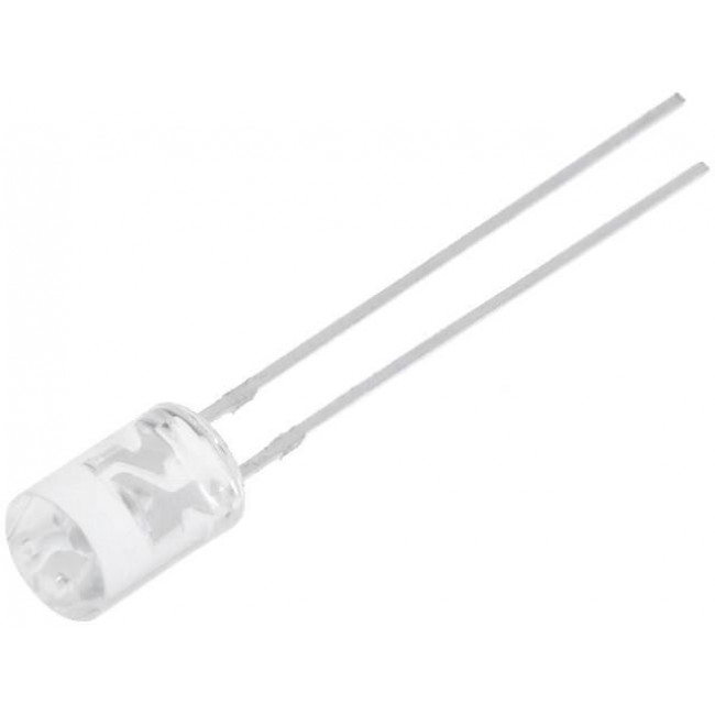 LED 5mm ΔΙΑΦΑΝΟ ΛΕΥΚΟ ΥΨΗΛΗΣ ΦΩΤΕΙΝΟΤΗΤΑΣ ΕΠΙΠΕΔΟ