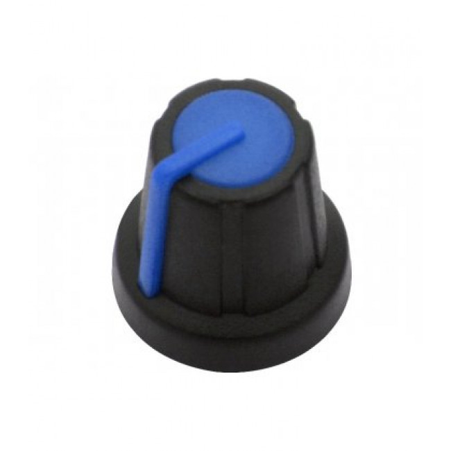 ΚΟΥΜΠΙ ΠΛΑΣΤΙΚΟ ΚΟΥΜΠΩΤΟ ΓΙΑ ΑΞOΝΑ 6mm ΜΑΥΡΟ - ΜΠΛΕ
