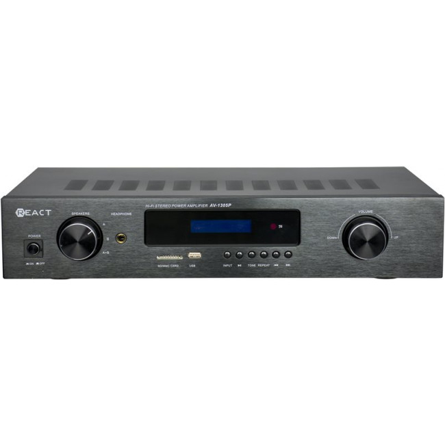AV 1305P ΡΑΔΙΟΕΝΙΣΧΥΤΗΣ ΗΧΟΥ ΜΑΥΡΟΣ 2x50W