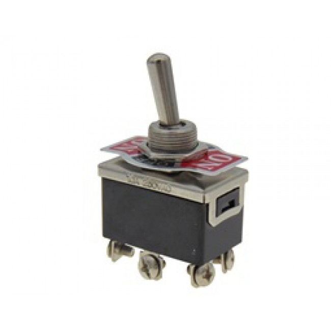 ΔΙΑΚΟΠΤΗΣ ΜΕ ΛΕΒIΕ ON-OFF-ON 6 ΕΠΑΦΩΝ 10Α/250V