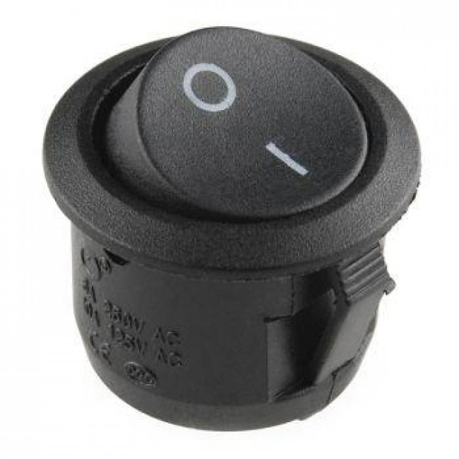 ΔΙΑΚΟΠΤΗΣ ΚΟΥΝΙΑΣ ON-OFF 2 ΕΠΑΦΩΝ ΣΤΡΟΓΓΥΛΟΣ Φ23 10A/250V R13 112A