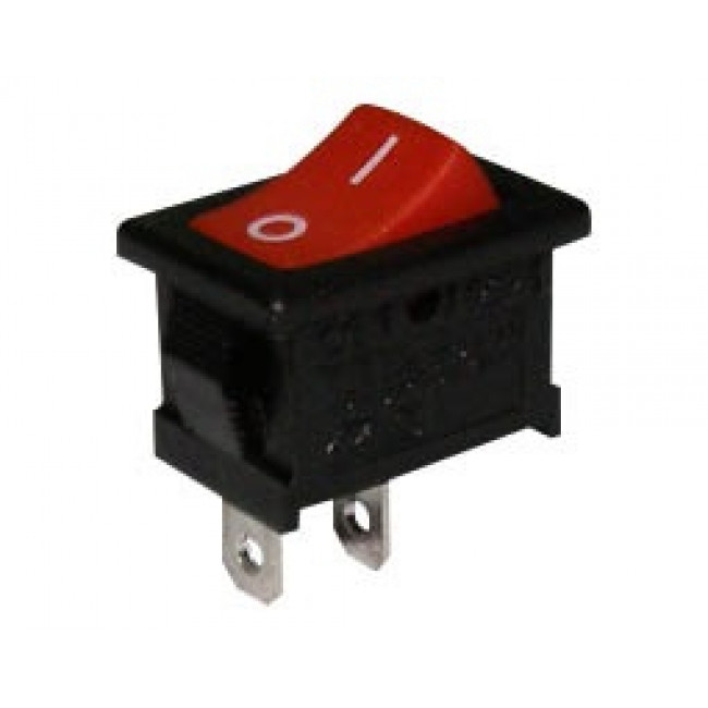 ΔΙΑΚΟΠΤΗΣ ΚΟΥΝΙΑΣ ΟΝ-OFF 2 ΕΠΑΦΩΝ 6A/250V ΚΟΚΚΚΙΝΟΣ