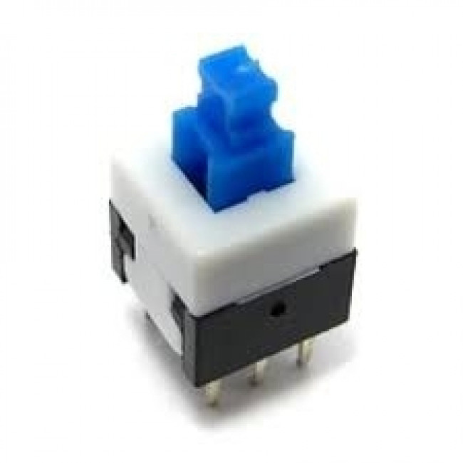 ΔΙΑΚΟΠΤΗΣ ΠΑΤΗΤΟΣ 8x8mm ON-ON 6 ΕΠΑΦΩΝ