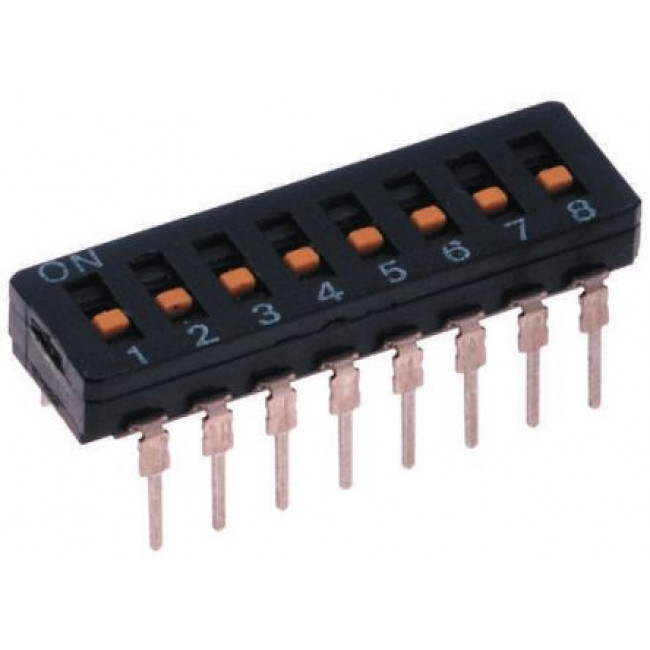 DIP SWITCH 8P STANDARD