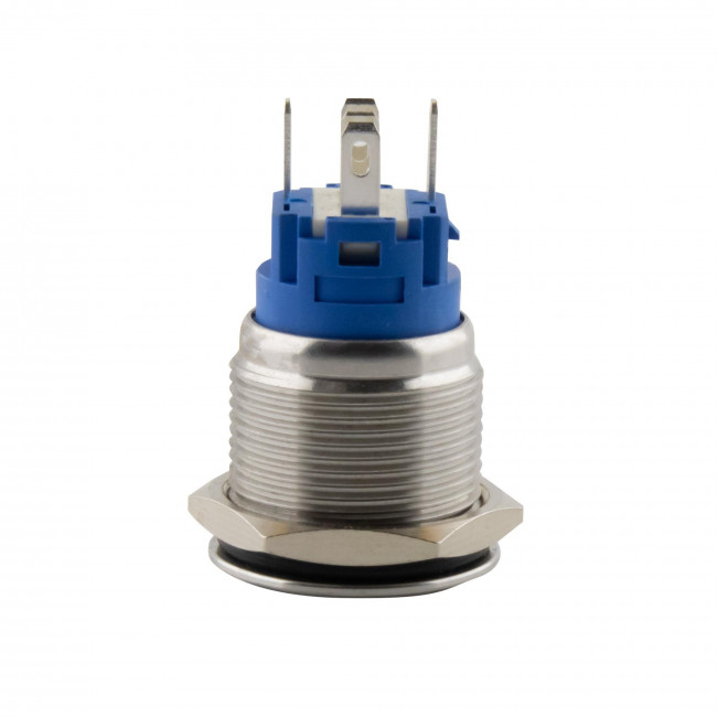 ΔΙΑΚΟΠΤΗΣ ΠΑΤΗΤΟΣ ΦΩΤΙΖΟΜΕΝΟΣ 16mm ΚΟΚΚΙΝΟΣ ΜΕ ΚΕΦΑΛΙ ΑΔΙΑΒΡΟΧΟΣ ΟΝ-OFF 12V/5Α