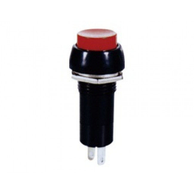 ΔΙΑΚΟΠΤΗΣ ΠΑΤΗΤΟΣ  ΣΤΡΟΓΓΥΛΟΣ 12mm  ΚΟΚΚΙΝΟΣ ON-OFF 2p SA 4102