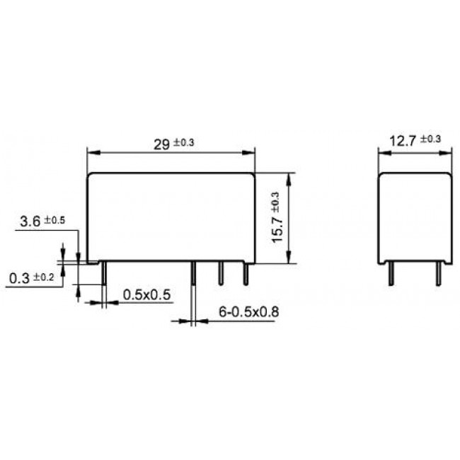 ΡΕΛΕ 6V DC 1 ΕΠΑΦΗΣ 16A HF115F