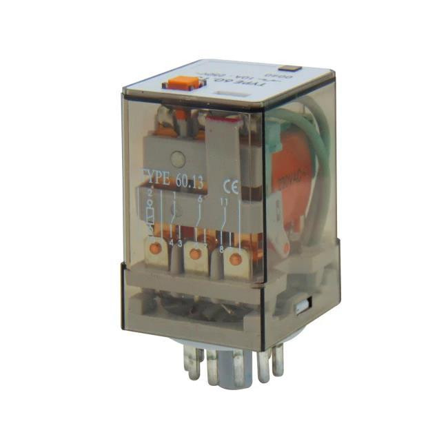 ΡΕΛΕ ΤΥΠΟΥ ΛΥΧΝΙΑΣ 11P 110V AC 3 ΕΠΑΦΕΣ 10A 60.13 DQN