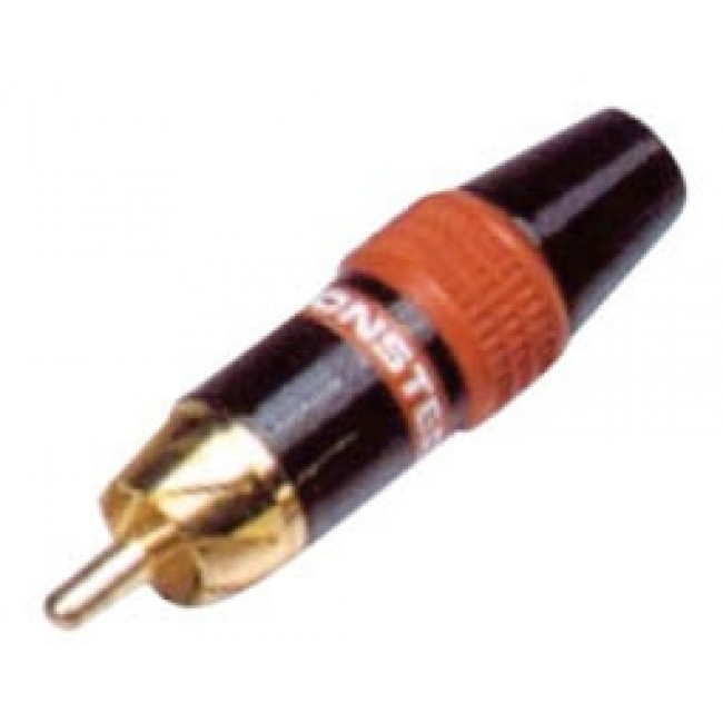 ΦΙΣ RCA ΑΡΣΕΝΙΚΟ 7mm ΕΠΙΧΡΥΣΟ ΜΕΤΑΛΛΙΚΟ KOKKINO