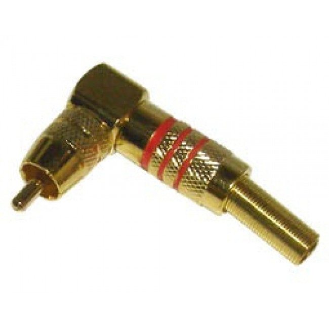 ΦΙΣ RCA ΑΡΣΕΝΙΝΟ ΓΩΝΙΑ 6mm ΕΠΙΧΡΥΣΟ