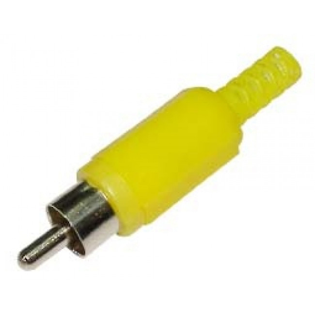 ΦΙΣ RCA ΑΡΣΕΝΙΚΟ ΚΙΤΡΙΝΟ  ΠΛΑΣΤΙΚΟ