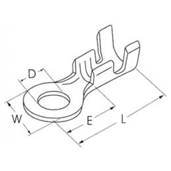 ΑΚΡΟΔΕΚΤΗΣ ΣΥΝΔΕΣΜΩΝ ΓΥΜΝΟΣ ΜΕ ΤΡΥΠΑ 6mm
