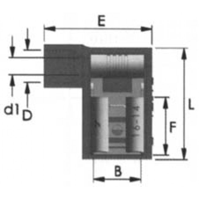 ΑΚΡΟΔΕΚΤΗΣ ΣΥΡΤΑΡΩΤΟΣ ΘΗΛΥΚΟΣ ΓΩΝΙΑ ΚΟΚΚΙΝΟΣ FL1-6.4A/8