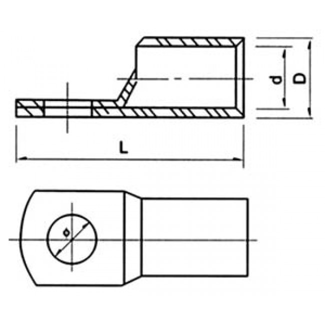 ΑΚΡΟΔEKΤΗΣ ΔΙΧΑΛΟ ΜΟΝΟΣ ΚΟΚKΙΝΟΣ 5.3mm S1-5SV