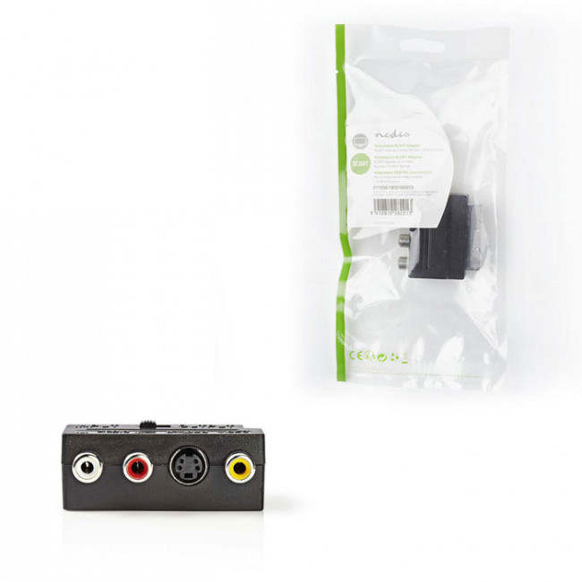 SCART ΣΕ 3RCA & SVHS ΜΕ ΔΙΑΚΟΠΤΗ
