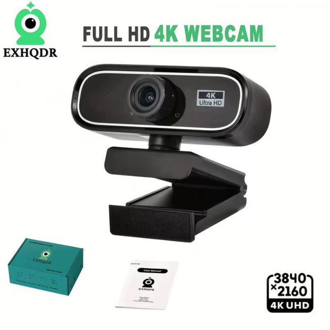 WEB CAMERA FULL HD 1080P ΜΕ ΕΝΣΩΜΑΤΩΜΕΝΟ MIC ΚΑΙ ΡΥΘΜΙΖΟΜΕΝΗ ΕΣΤΙΑΣΗ EXHQDR