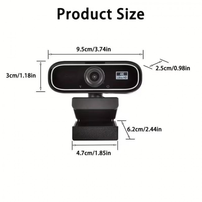 WEB CAMERA FULL HD 1080P ΜΕ ΕΝΣΩΜΑΤΩΜΕΝΟ MIC ΚΑΙ ΡΥΘΜΙΖΟΜΕΝΗ ΕΣΤΙΑΣΗ EXHQDR