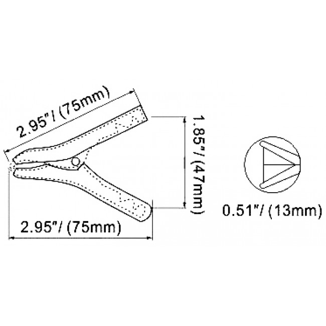 ΚΡΟΚΟΔΕΙΛΑΚΙ ΜΠΑΤΑΡΙΑΣ 30Α ΜΕ ΜΟΝΩΣΗ ΚΟΚΚΙΝΟ