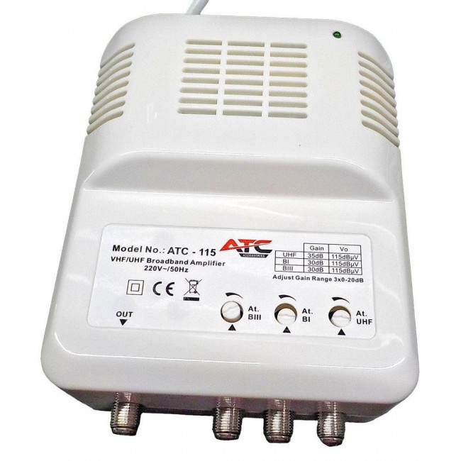 ΕΝΙΣΧΥΤΗΣ ΚΕΝΤΡΙΚΟΣ 30dB/115dB