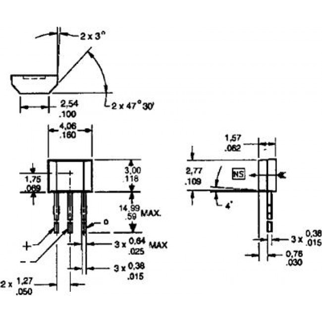 SS 413A HALL SENSOR BIPOLAR 3.8-30VDC 20mA