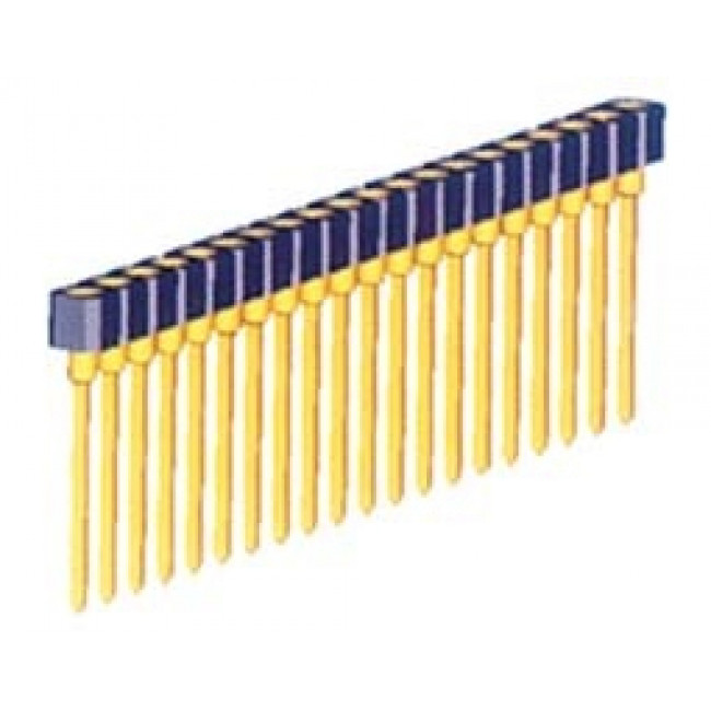 PIN HEADERS 28 ΕΠΑΦΩΝ ΕΠΙΧΡΥΣΑ 17.90mm HQ-28