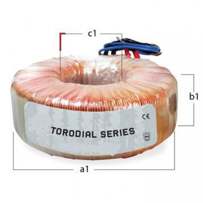 2x12V & 2x30V 100VA ΜΕΤΑΣΧΗΜΑΤΙΣΤΗΣ ΤΟΡΟΕΙΔΗΣ