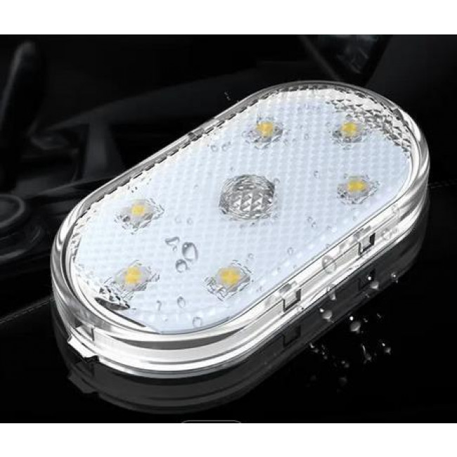 ΦΩΤΙΣΤΙΚΟ LED ΕΠΑΝΑΦΟΡΤΙΖΟΜΕΝΟ ΜΕ 6 LED ΣΕ ΨΥΧΡΟ ΛΕΥΚΟ ΚΑΙ ΔΙΑΚΟΠΤΗ ΑΦΗΣ