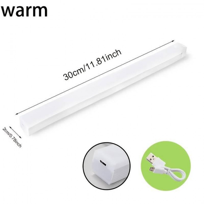 ΦΩΤΙΣΤΙΚΟ LED ΕΠΑΝΑΦΟΡΤΙΖΟΜΕΝΟ 30cm ΜΕ ΑΙΣΘΗΤΗΡΑ ΚΙΝΗΣΗΣ