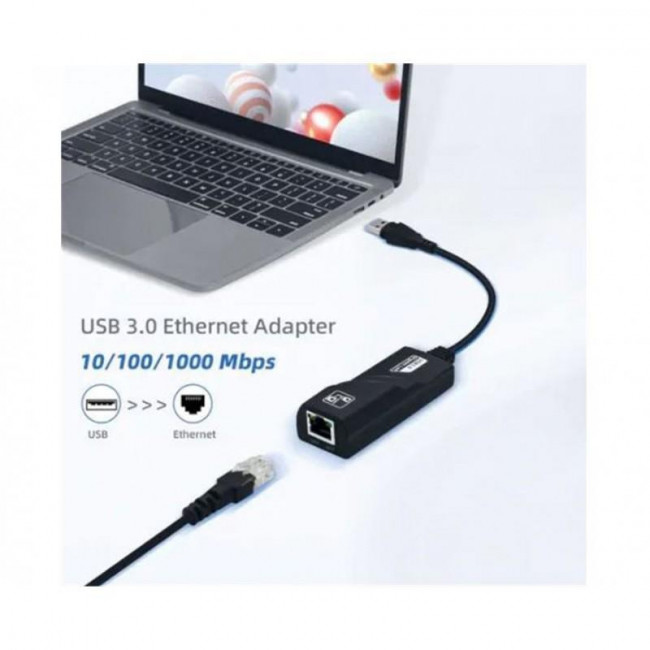 ΜΕΤΑΤΡΟΠΕΑΣ USB 3.0 ΣΕ ETHERNET 10/100/1000 Mbps