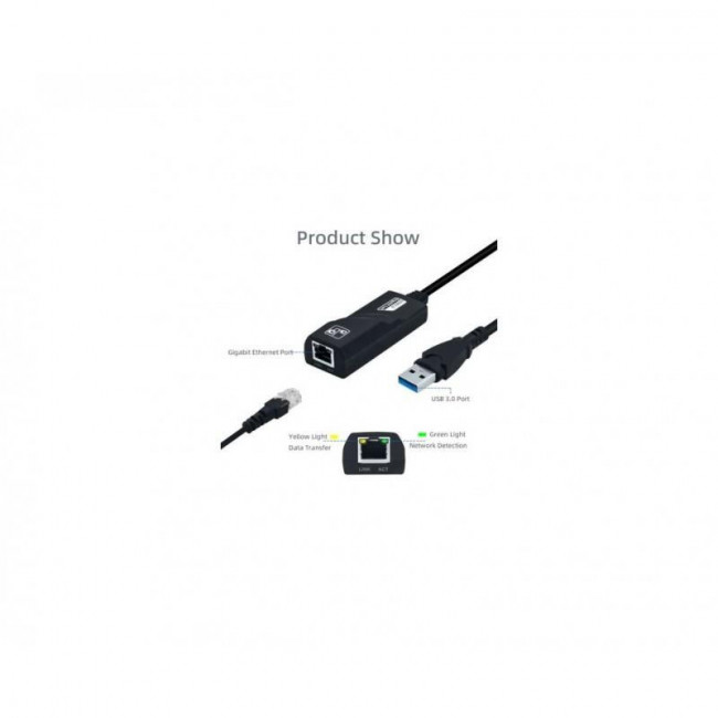 ΜΕΤΑΤΡΟΠΕΑΣ USB 3.0 ΣΕ ETHERNET 10/100/1000 Mbps