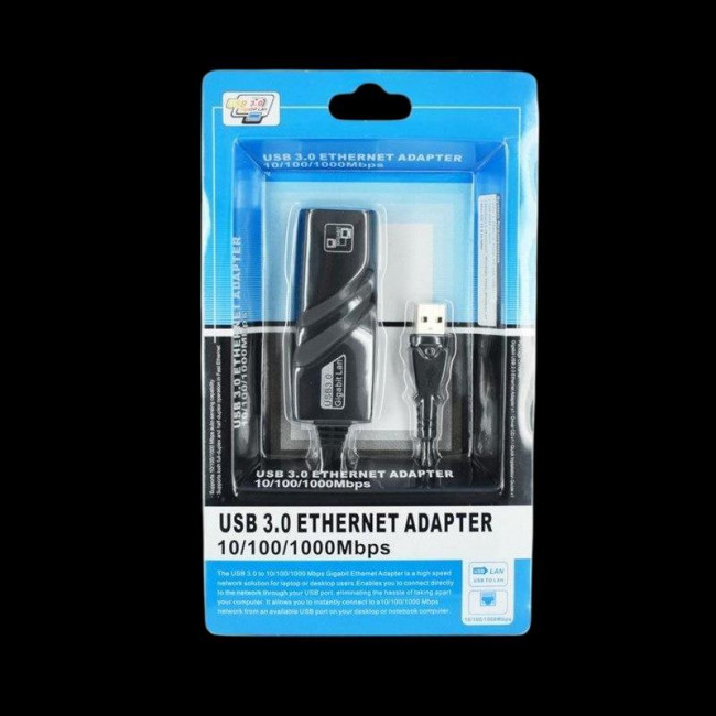 ΜΕΤΑΤΡΟΠΕΑΣ USB 3.0 ΣΕ ETHERNET 10/100/1000 Mbps