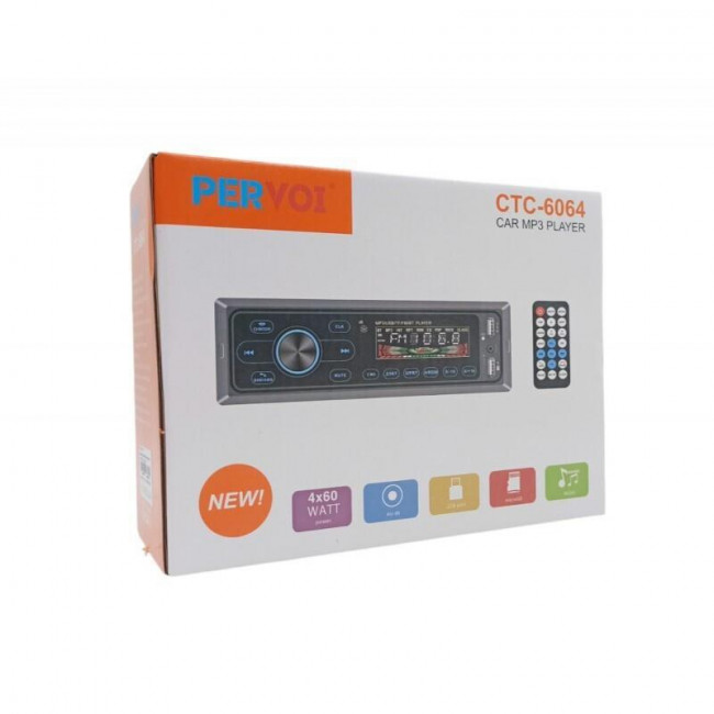 ΡΑΔΙΟ USB ΑΥΤΟΚΙΝΗΤΟΥ ΜΕ BLUETOOTH CTC-6064 PERVOI
