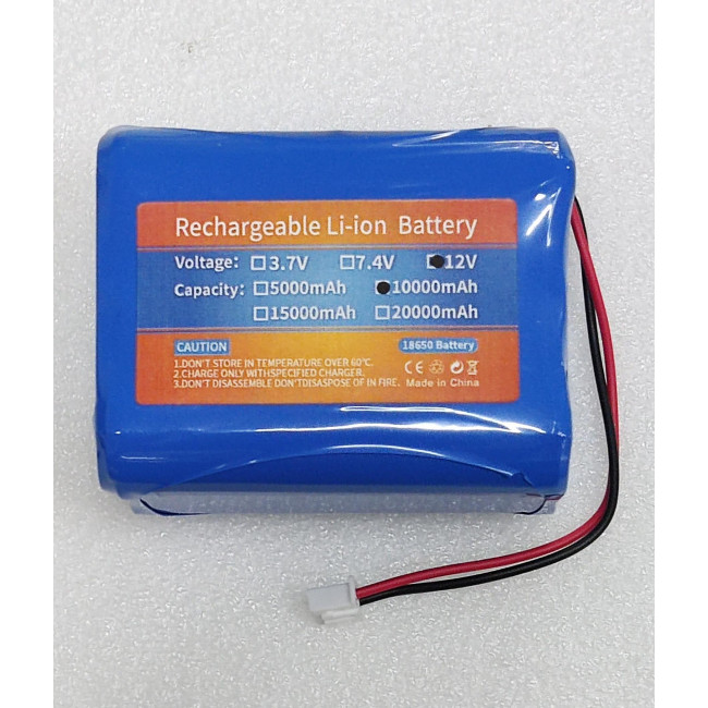 12V 10000mAh ΜΠΑΤΑΡΙΑ ΛΙΘΙΟΥ ΕΠΑΝΑΦΟΡΤΙΖΟΜΕΝΗ