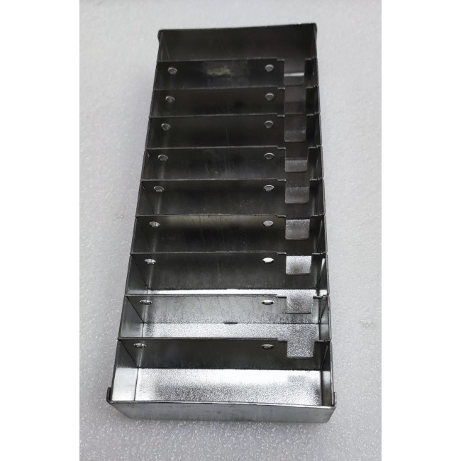 ΚΟΥΤΙ ΜΕΤΑΛΛΙΚΟ ΤΕΚΟ 394 (162*68*28) ΜΕ ΜΕΤΑΛΛΙΚΑ ΧΩΡΙΣΜΑΤΑ