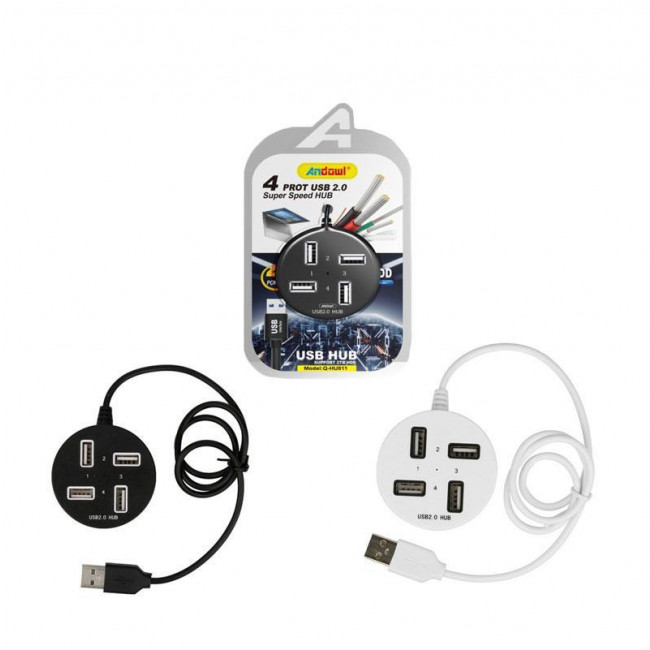 USB 2.0 HUB 1:4 ANDOWL Q-HU811