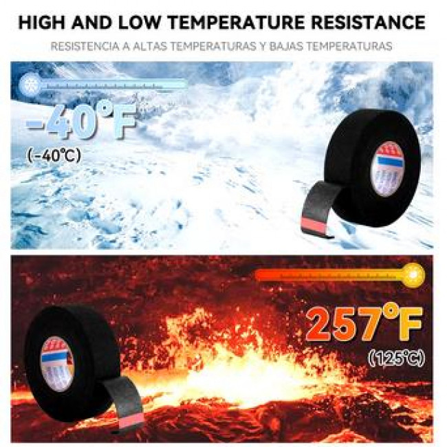 ΥΦΑΣΜΑΤΙΝΗ ΤΑΙΝΙΑ ΠΥΡΑΝΤΟΧΗ ΓΙΑ ΤΥΛΙΓΜΑ ΚΑΛΩΔΙΩΝ 19mm 15m