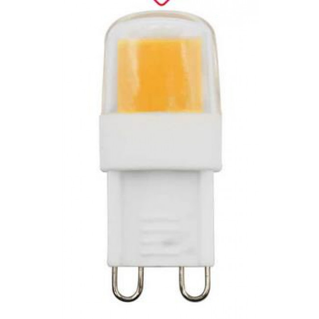 ΛΑΜΠΑ LED 220V G9 3W ΣΕ ΘΕΡΜΟ ΛΕΥΚΟ ΜΕ ΣΙΛΙΚΟΝΗ ΚΑΙ COB LED