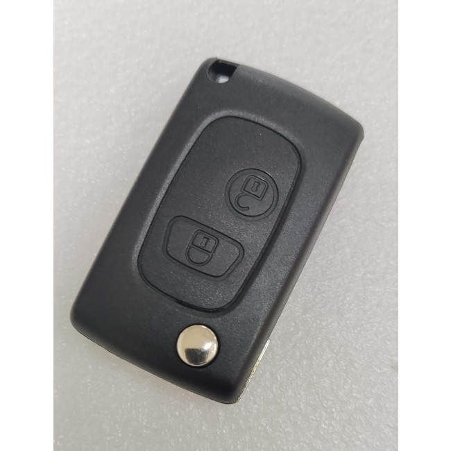 ΚΕΛΥΦΟΣ ΚΛΕΙΔΙΟΥ ΑΥΤΟΚΙΝΗΤΟΥ PEUGEOT PARTNER EXPERT BOXER ΜΕ 2 ΚΟΥΜΠΙΑ ΚΑΙ ΑΝΑΔΙΠΛΟΥΜΕΝΗ ΛΕΠΙΔΑ