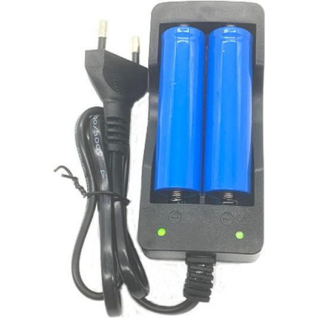 ΦΟΡΤΙΣΤΗΣ ΜΠΑΤΑΡΙΩΝ ΛΙΘΙΟΥ 18650 ΔΙΠΛΟΣ ΜΕ ΚΑΛΩΔΙΟ MS-202A