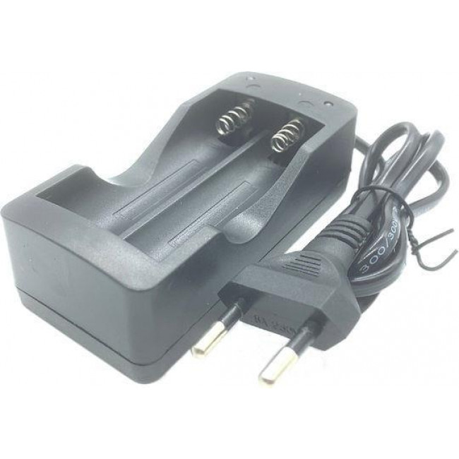 ΦΟΡΤΙΣΤΗΣ ΜΠΑΤΑΡΙΩΝ ΛΙΘΙΟΥ 18650 ΔΙΠΛΟΣ ΜΕ ΚΑΛΩΔΙΟ MS-202A