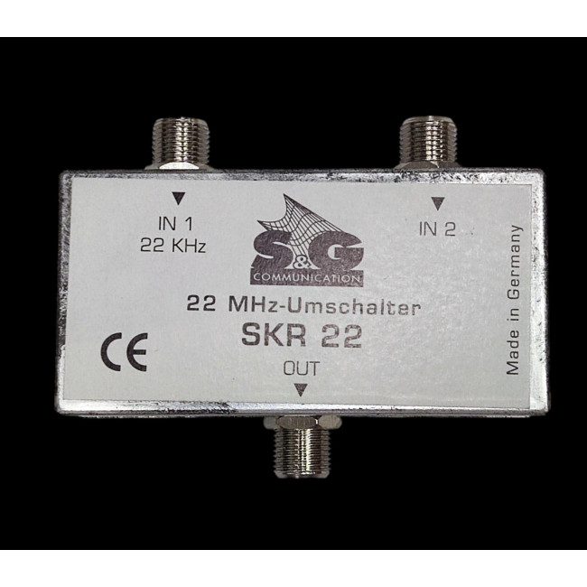 2X1 SATELLITE LNB MULTI SWITCH FTA 22 Khz TONE