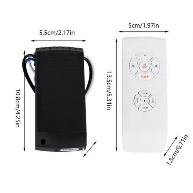 ΣΕΤ ΤΗΛΕΧΕΙΡΙΣΜΟΥ (ΠΟΜΠΟΣ-ΔΕΚΤΗΣ) ΓΙΑ ΑΝΕΜΙΣΤΗΡΑ ΟΡΟΦΗΣ