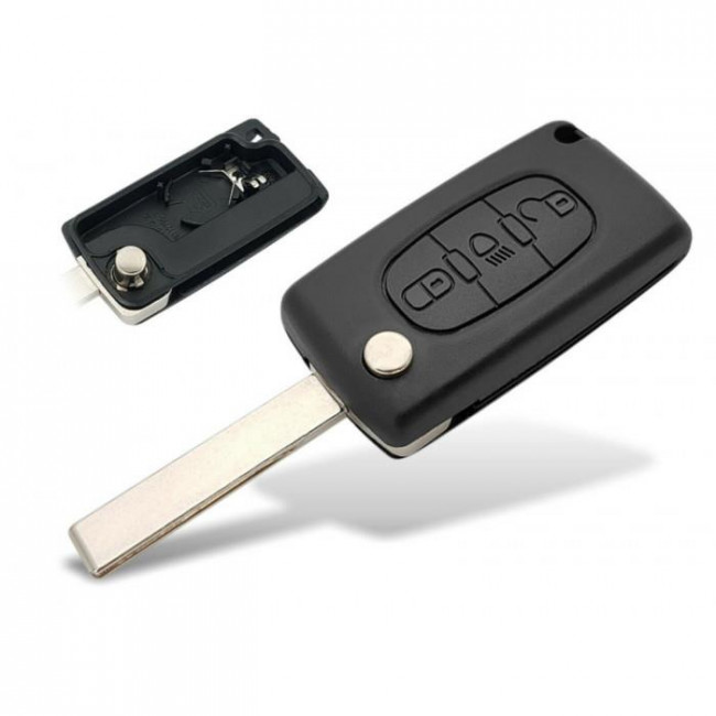 ΚΕΛΥΦΟΣ ΚΛΕΙΔΙΟΥ ΑΥΤΟΚΙΝΗΤΟΥ CITROEN C4 PICASSO ΜΕ 3 ΚΟΥΜΠΙΑ ΚΑΙ ΑΝΑΔΙΠΛΟΥΜΕΝΗ ΛΕΠΙΔΑ HU83