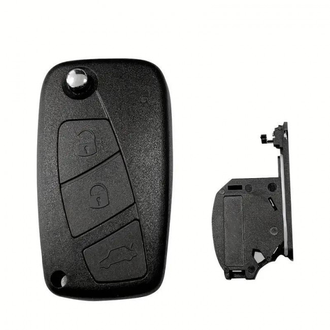 ΚΕΛΥΦΟΣ ΚΛΕΙΔΙΟΥ ΑΥΤΟΚΙΝΗΤΟΥ FIAT PUNTO STILO IDEA ΜΕ 3 ΚΟΥΜΠΙΑ ΚΑΙ ΑΝΑΔΙΠΛΟΥΜΕΝΗ ΛΕΠΙΔΑ