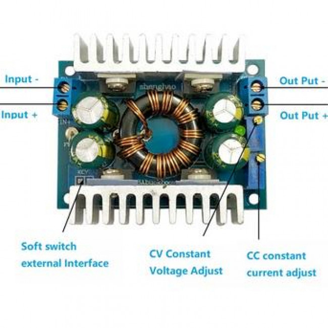 DC DC AUTOMATIC ADJUSTABLE STEP UP STEP DOWN CONVERTER 5A