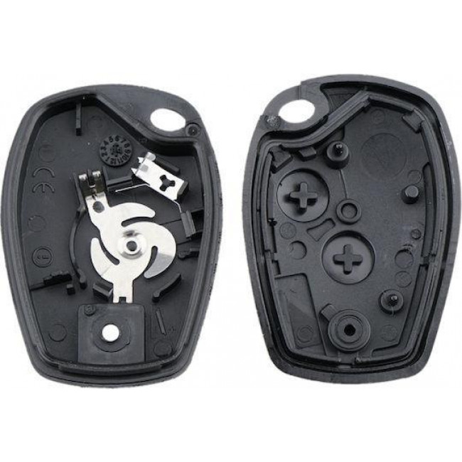 ΚΕΛΥΦΟΣ ΚΛΕΙΔΙΟΥ ΑΥΤΟΚΙΝΗΤΟΥ RENAULT CLIO/MEGANE/LAGUNA/KANGOO/TWINGO/MODUS ΜΕ 2 ΚΟΥΜΠΙΑ ΚΑΙ ΥΠΟΔΟΧΗ ΓΙΑ ΛΕΠΙΔΑ 3mmX9mm
