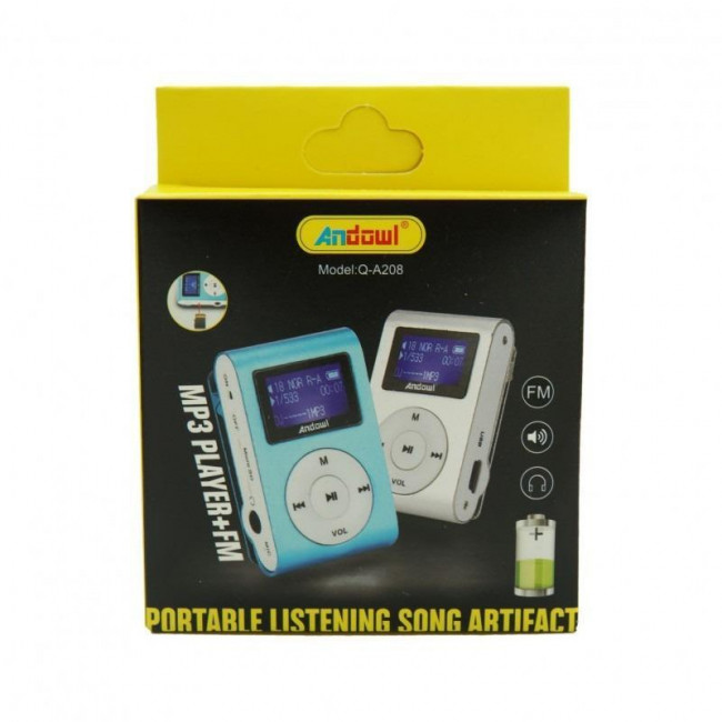 ΕΠΑΝΑΦΟΡΤΙΖΟΜΕΝΟ MP3 PLAYER ΜΕ ΟΘΟΝΗ LCD Q-A208