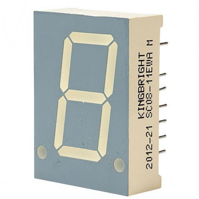 DISPLAY LED ΚΟΙΝΗΣ ΚΑΘΟΔΟΥ ΚΟΚΚΙΝΟ 20.4mm SC08-11EWA